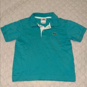 Lacoste Boys' Turquoise Short-Sleeve Polo